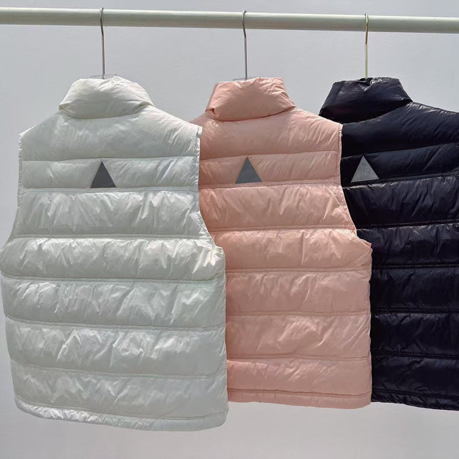 MONCLER 25S DOWN VEST IN PINK 033
