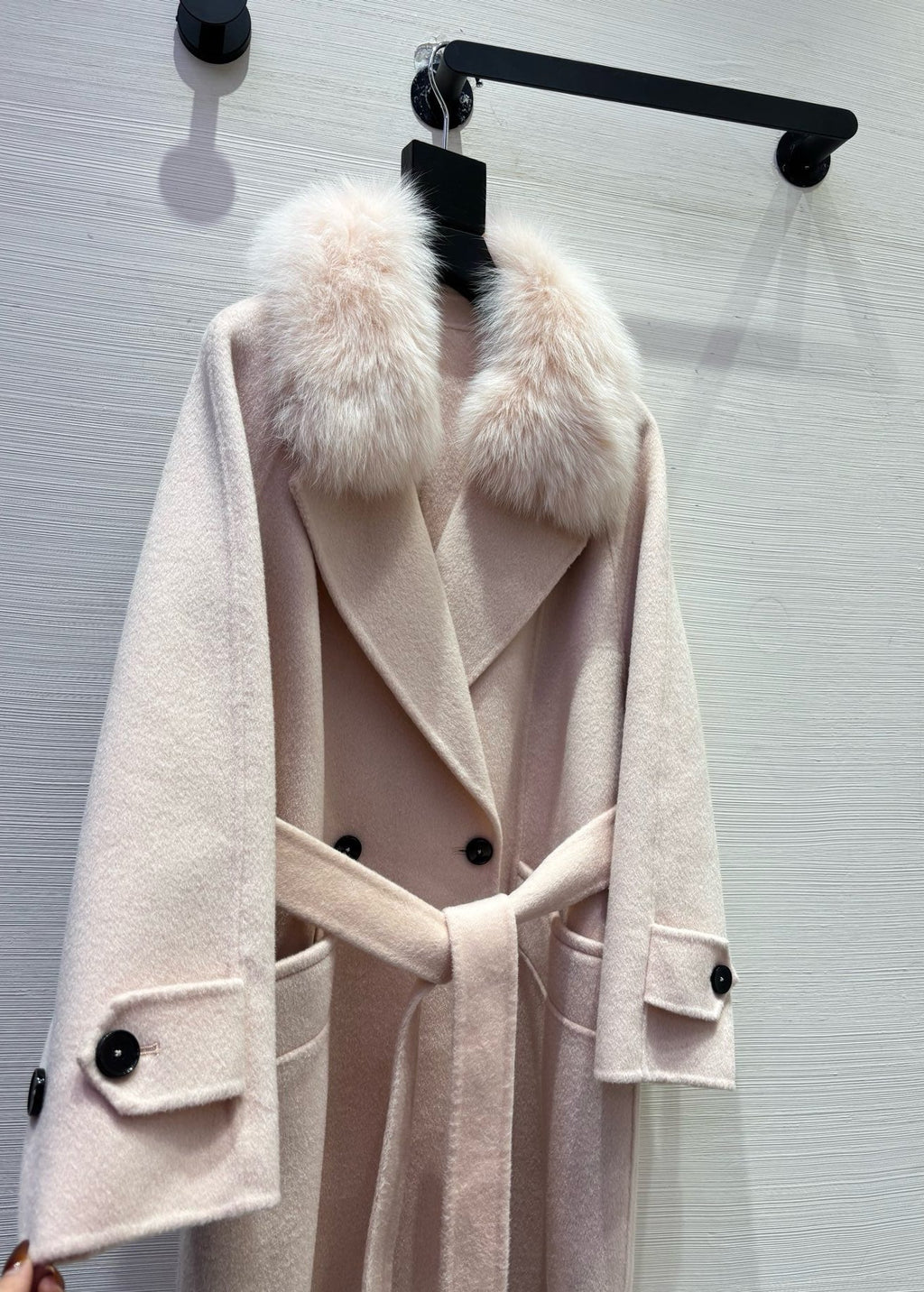 MAX MARA 25S DOUBLE-FACED CASHMERE COAT 056
