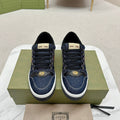 GG WOMEN'S SCREENER TRAINER DENIM CALFSKIN