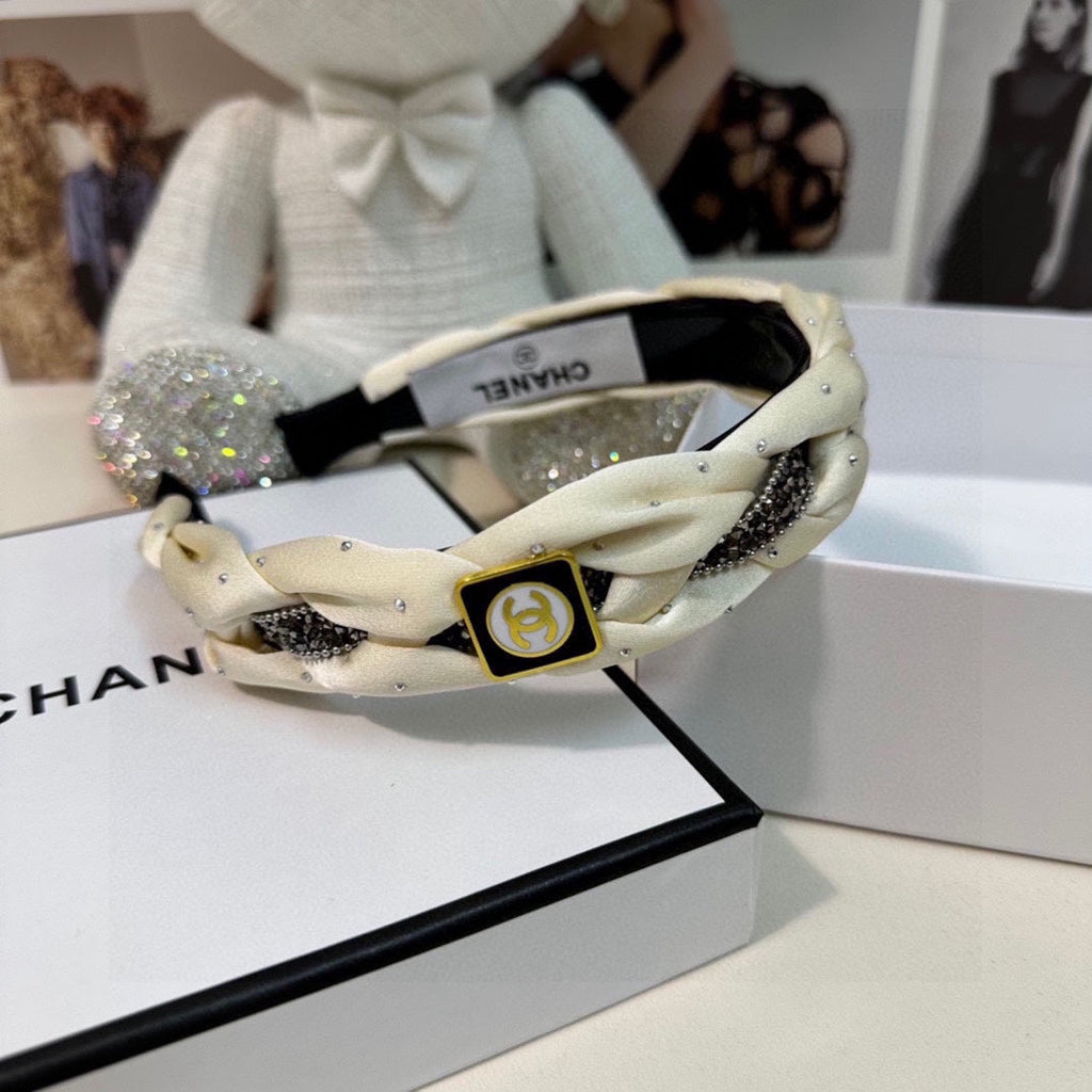 HAIRBAND CC LOGO WHITE FOR WOMEN 151339
