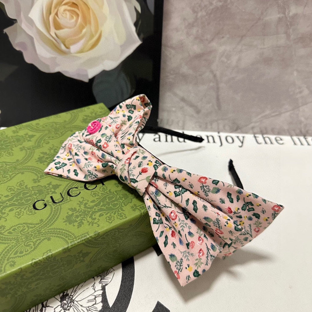 HAIRBAND IN LIGHT PINK FLORAL FABRIC 385853