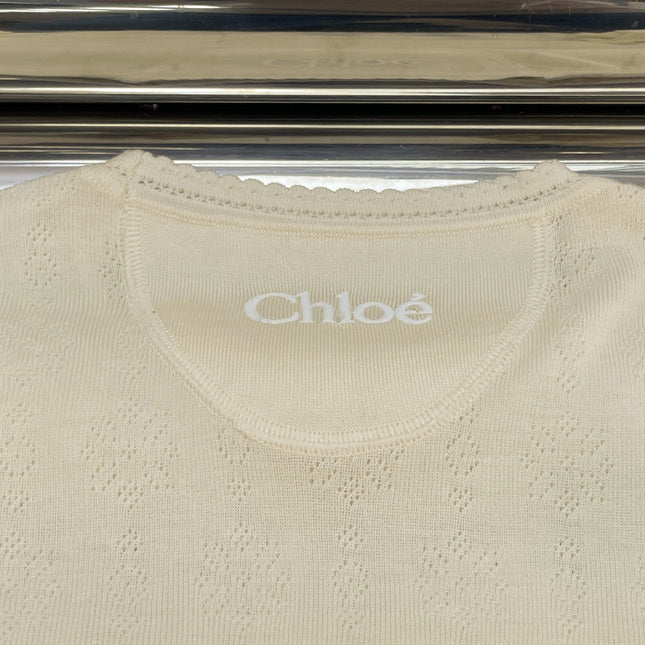 CHLOE 26S SHORT SLEEVE KNIT TOP STYLE 49