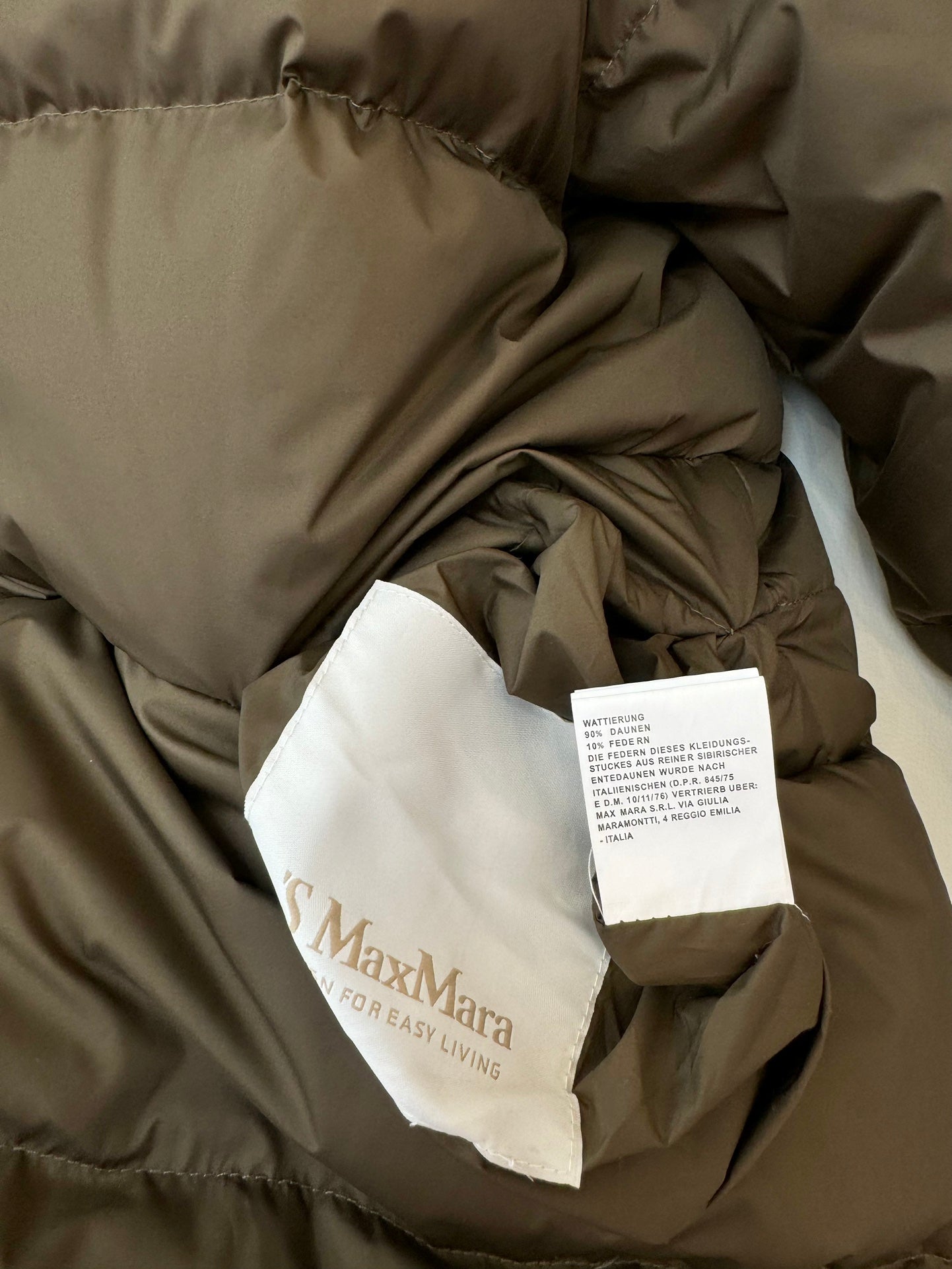 MAX MARA 25S MID-LONG DOWN JACKET 081