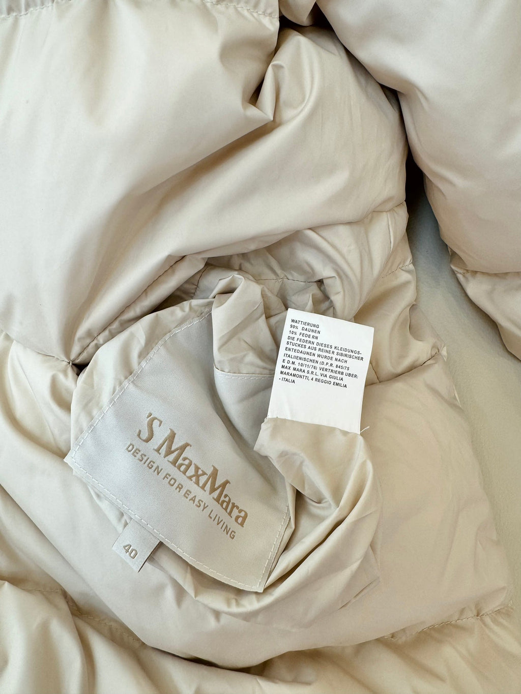 MAX MARA 25S MID-LONG DOWN JACKET 208