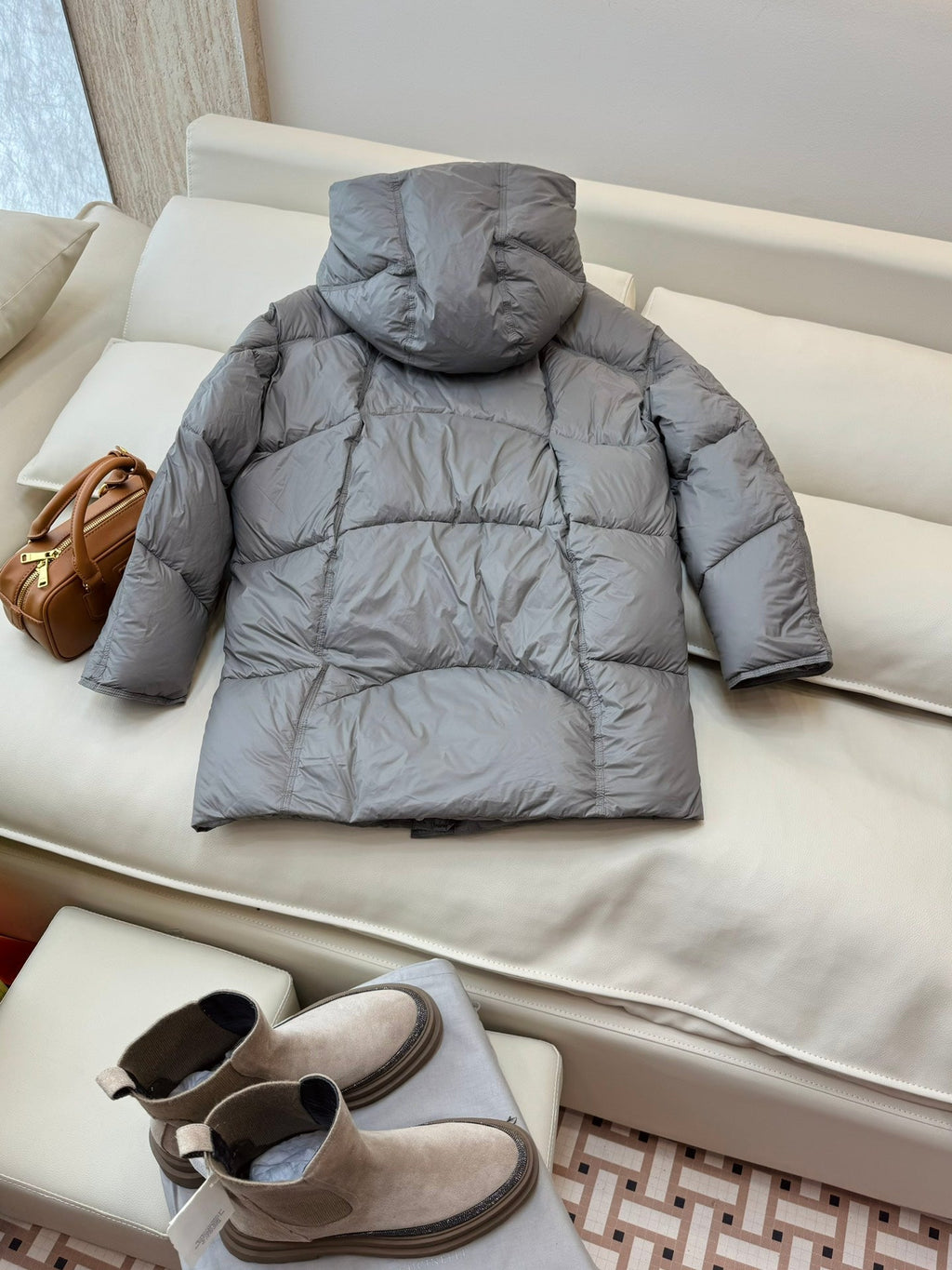 MAX MARA 25S MID-LENGTH DOWN JACKET 087