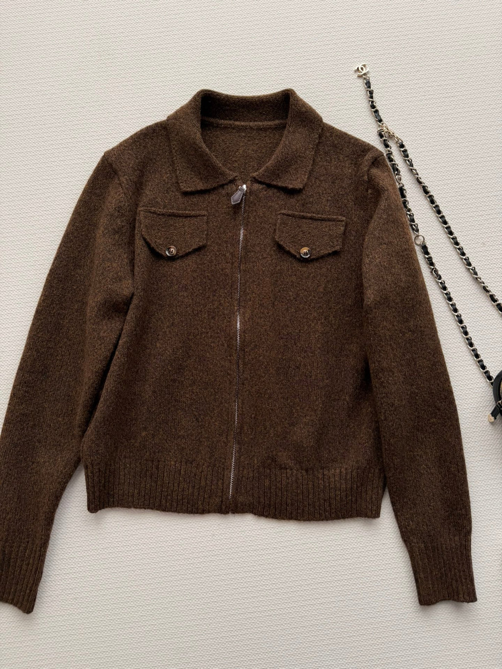 LP 26S ZIP-UP KNIT JACKET 508