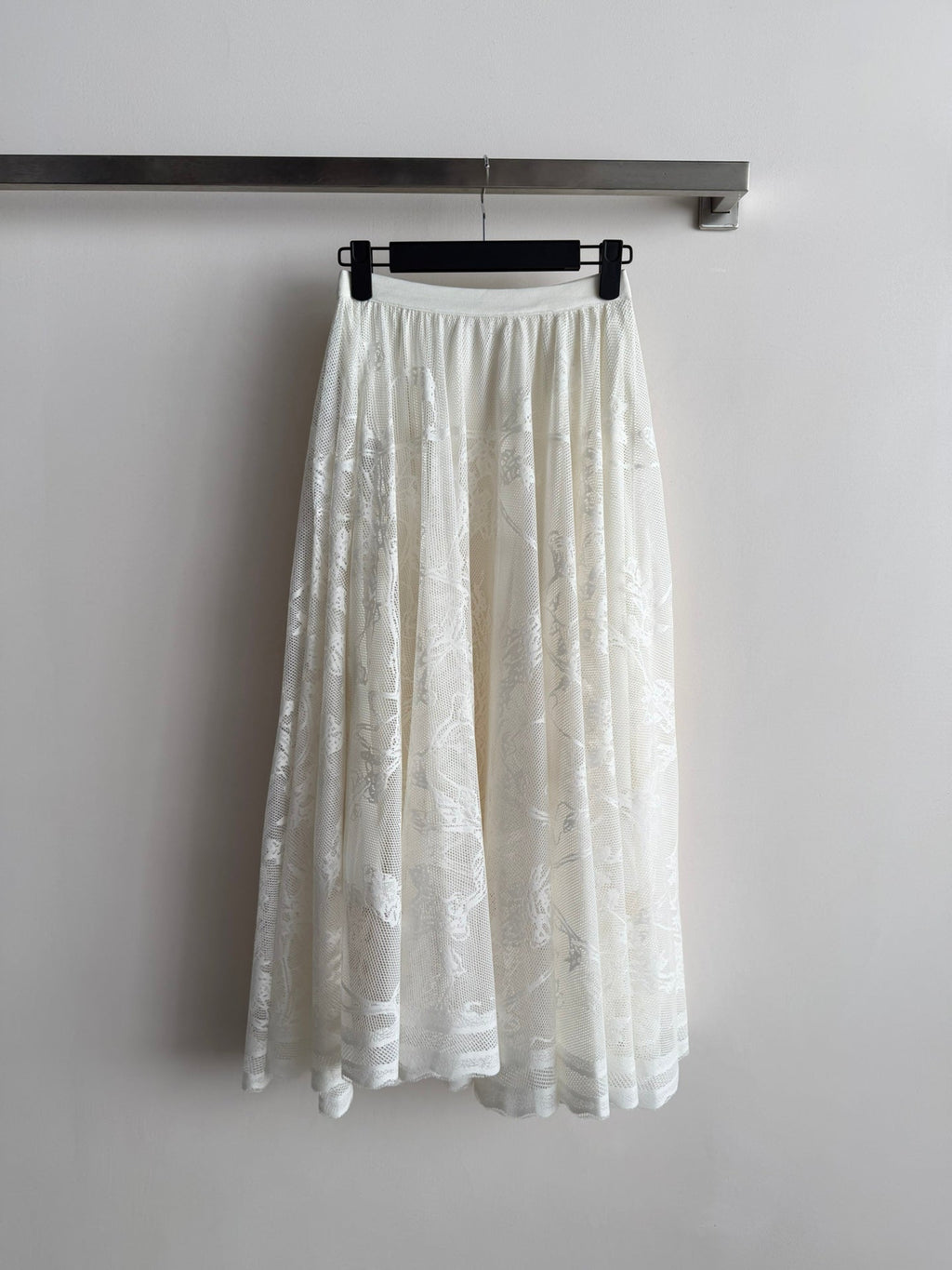 DIOR 26S LACE MESH SKIRT 1096