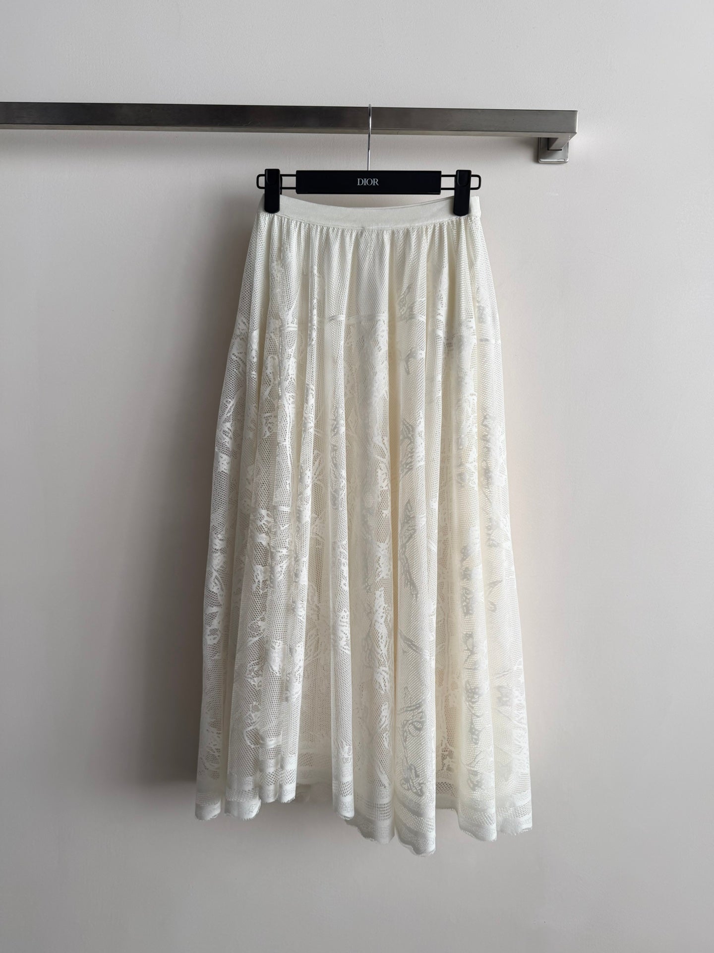 DIOR 26S LACE MESH SKIRT 1096