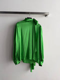 GUCCI 26S SATIN SILK SHIRT 198
