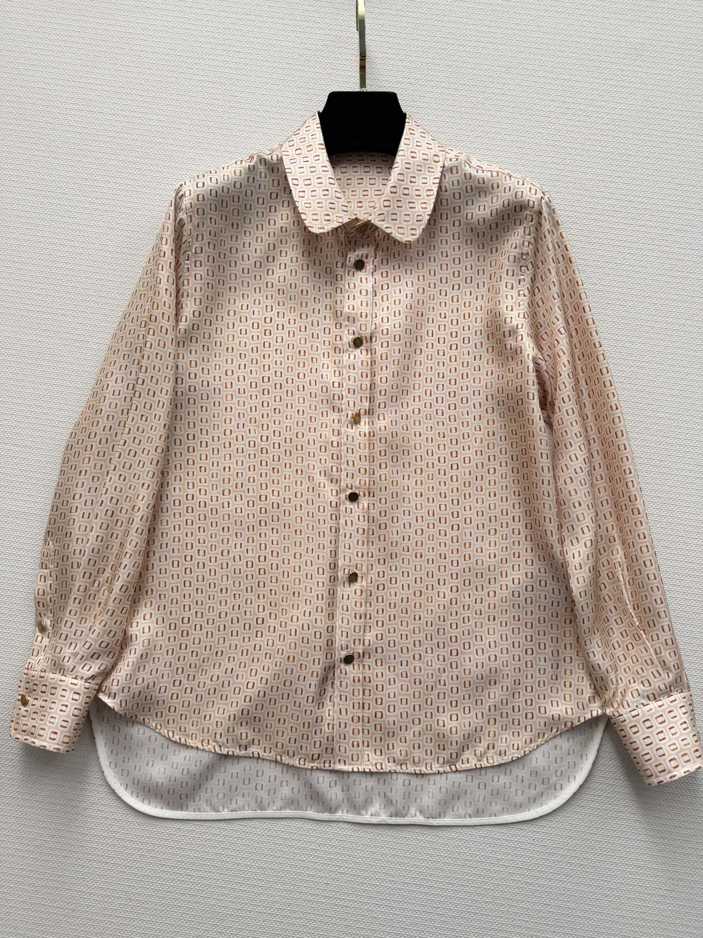 LORO PIANA 26S LONG SLEEVE SILK SHIRT 821
