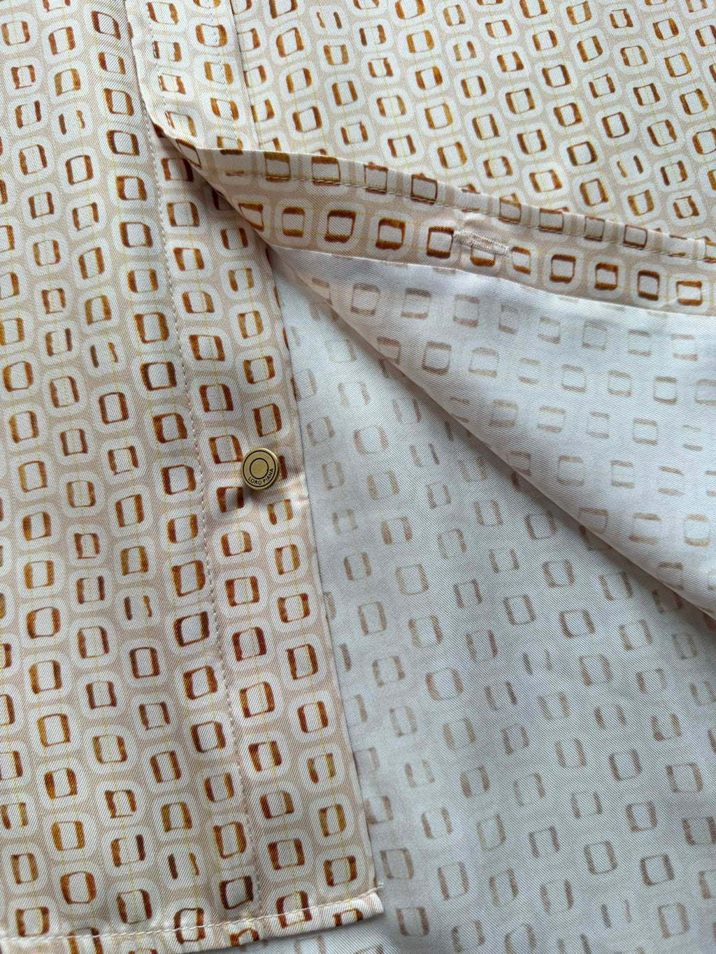 LORO PIANA 26S LONG SLEEVE SILK SHIRT 821