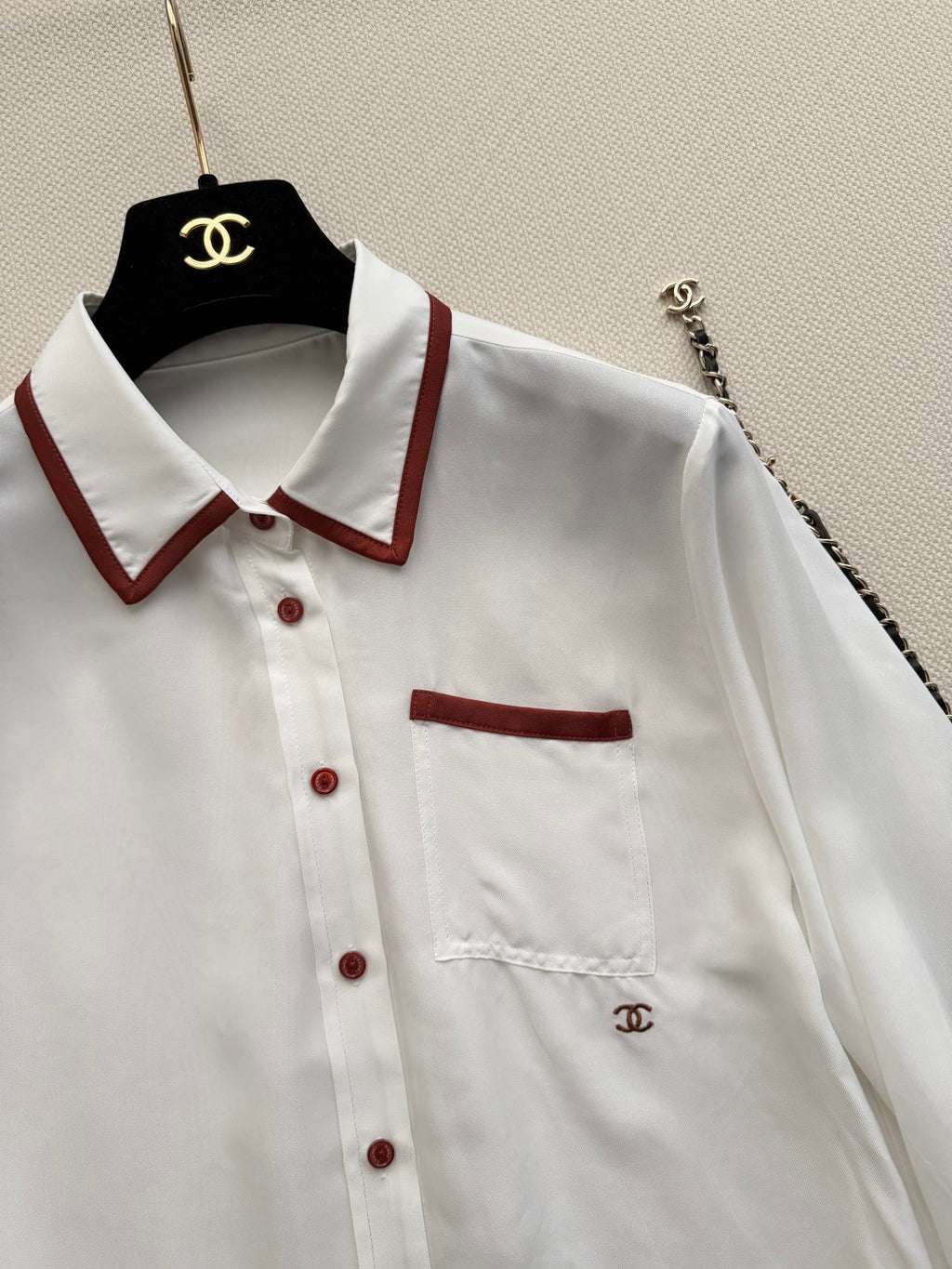CHANEL 26S SILK SHIRT STYLE 1119
