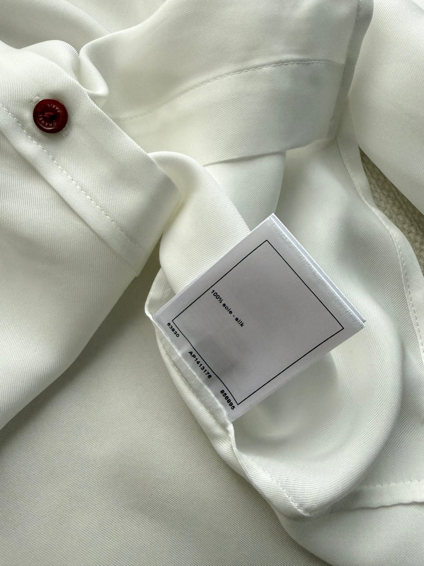 CHANEL 26S SILK SHIRT STYLE 1119