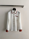 CHANEL 26S SILK SHIRT STYLE 1119