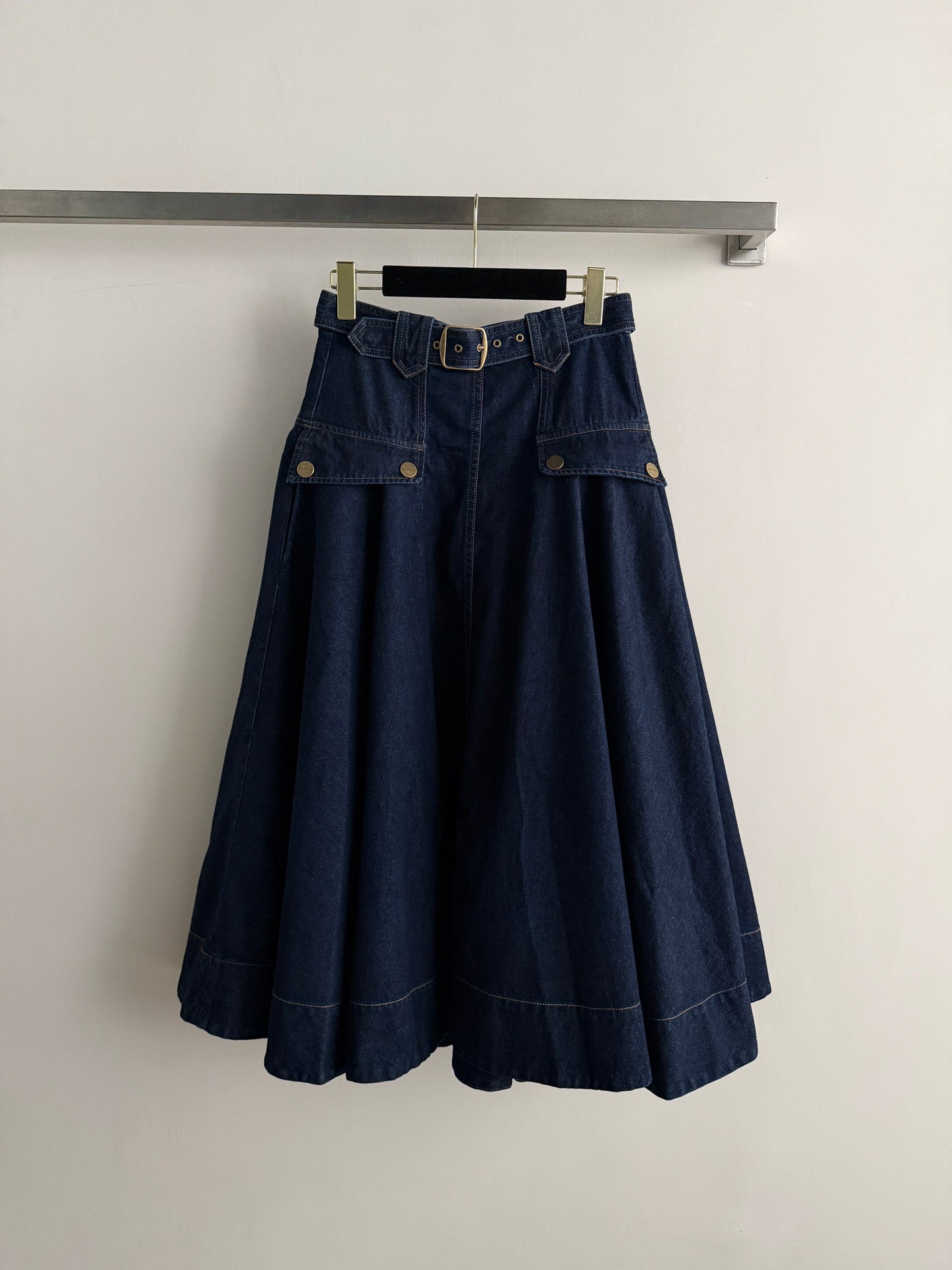 ZIMMERMANN 26S DENIM MIDI SKIRT STYLE 94