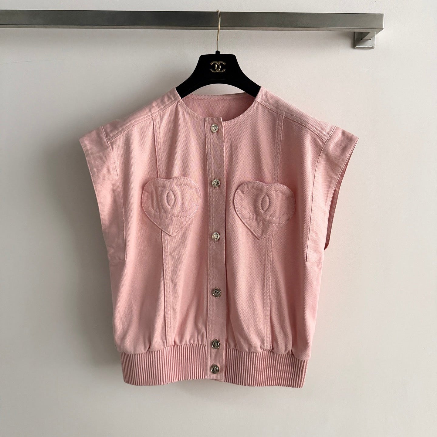 CHANEL 26S DENIM VEST STYLE 1042