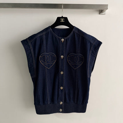 CHANEL 26S DENIM VEST STYLE 1041