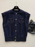 CHANEL 26S DENIM VEST STYLE 1041