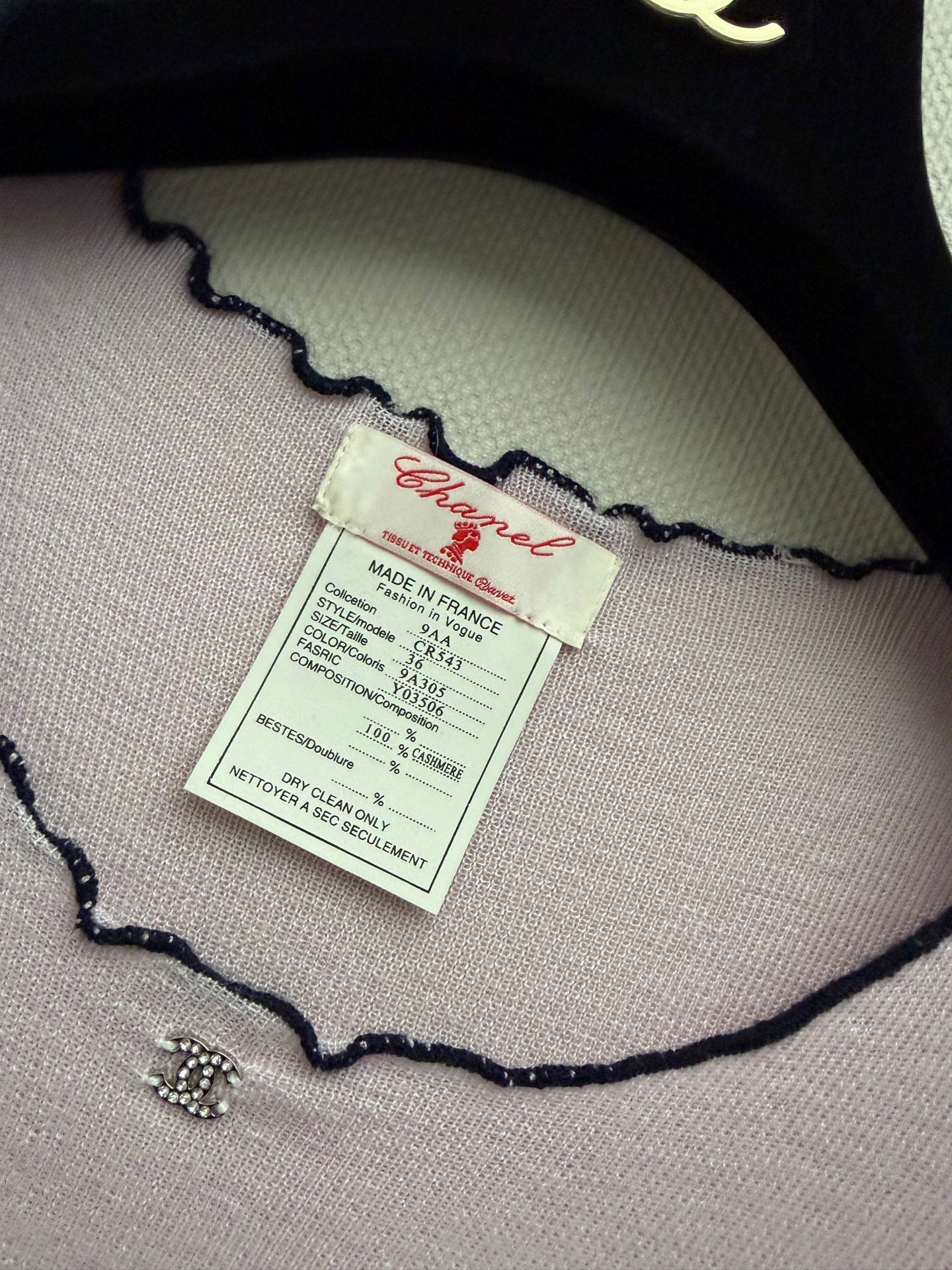 CHANEL 26S SHORT-SLEEVED KNIT SHIRT STYLE 1188
