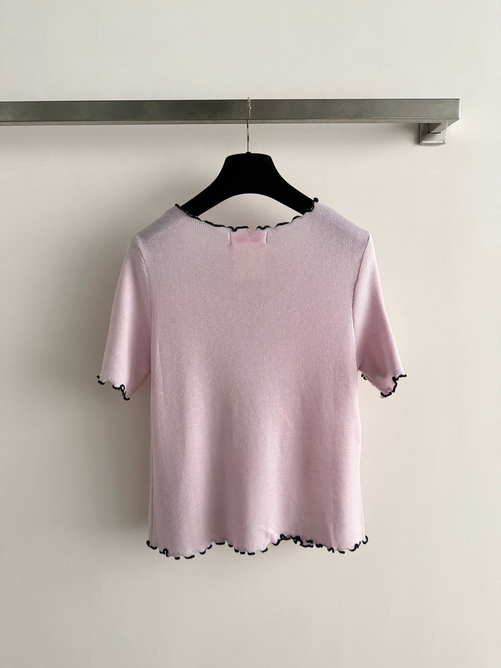 CHANEL 26S SHORT-SLEEVED KNIT SHIRT STYLE 1188