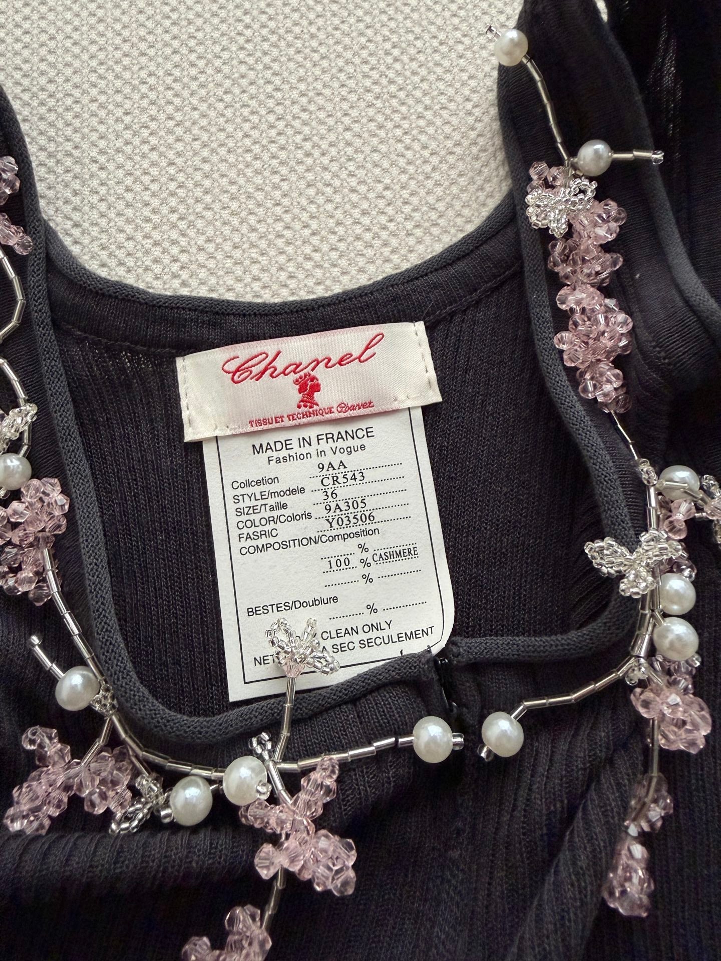 CHANEL 26S KNIT SLEEVELESS TOP STYLE 1183