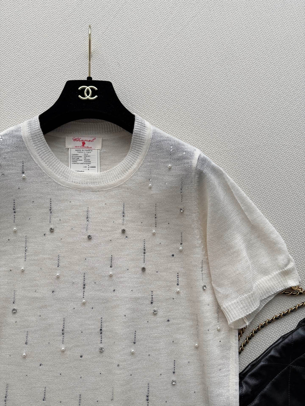 CHANEL 26S SHORT-SLEEVE KNIT TOP STYLE 1156