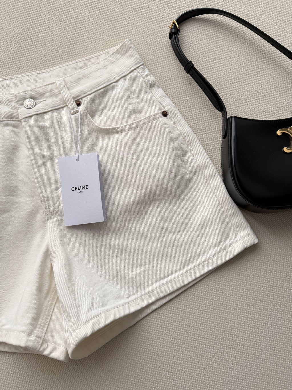CELINE 26S DENIM SHORTS 280
