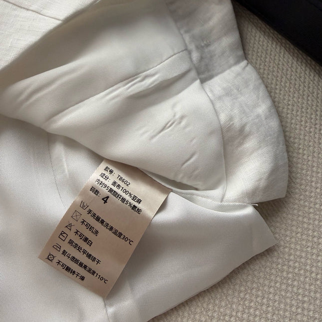 RALPH LAUREN 26S LINEN VEST 477