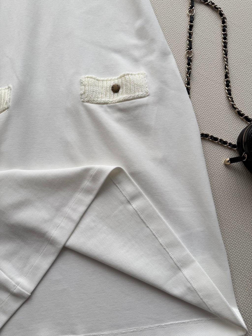 MONCLER 26S SHORT-SLEEVE POLO DRESS 673
