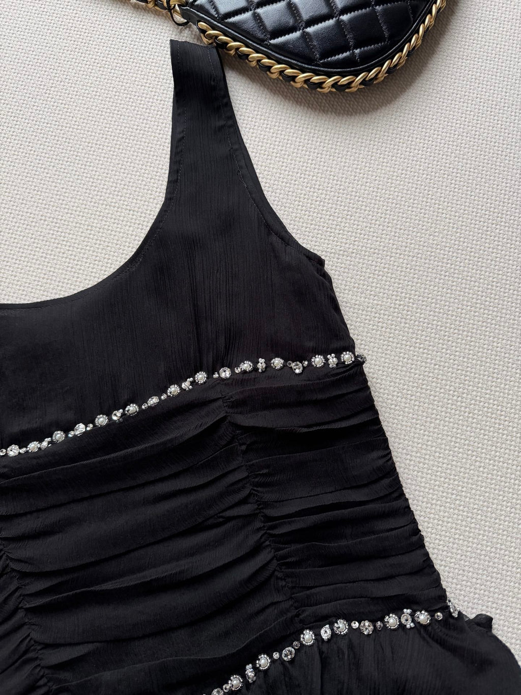 CHANEL 26S RUFFLED CHIFFON DRESS 1311