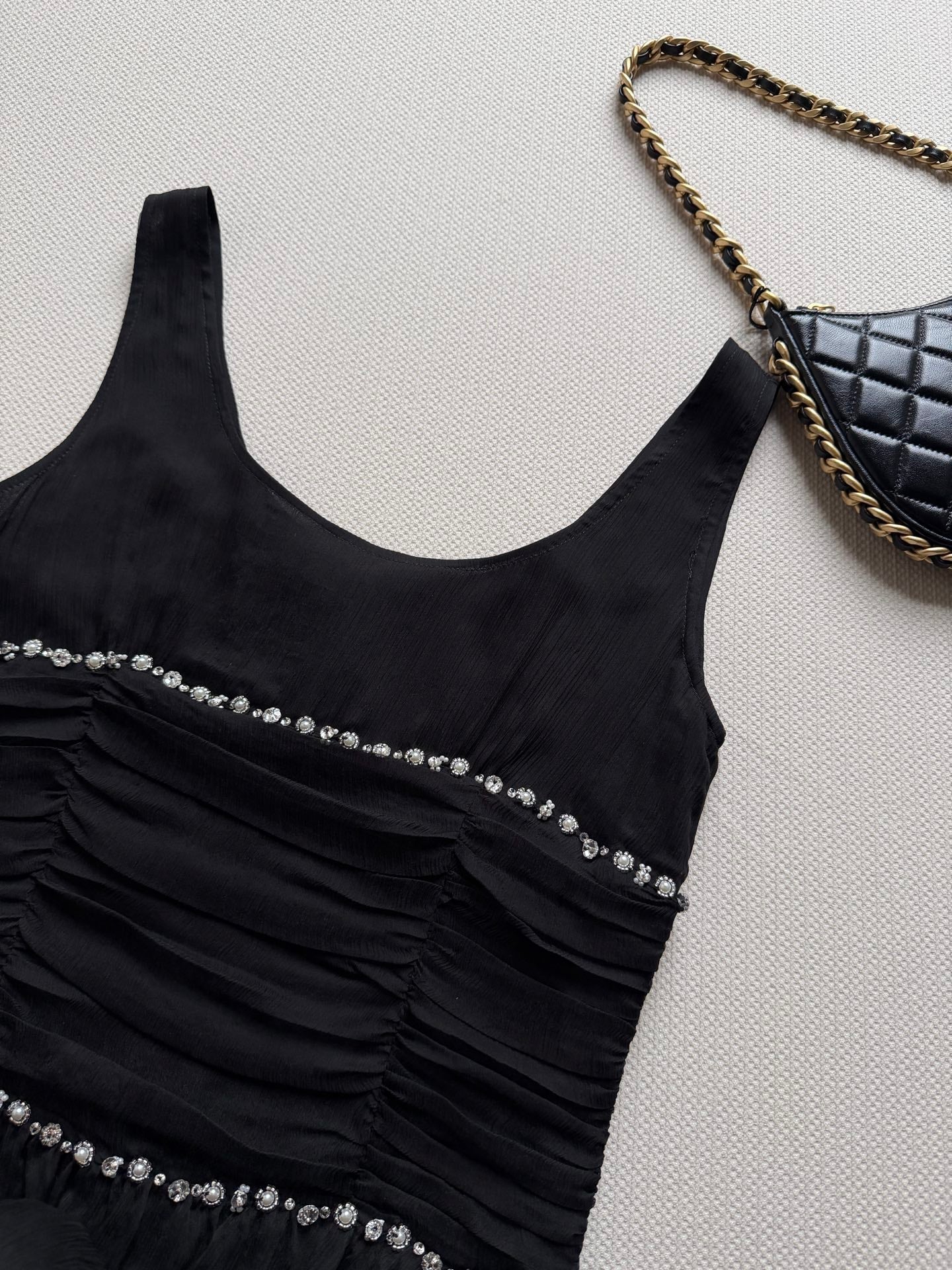 CHANEL 26S RUFFLED CHIFFON DRESS 1311