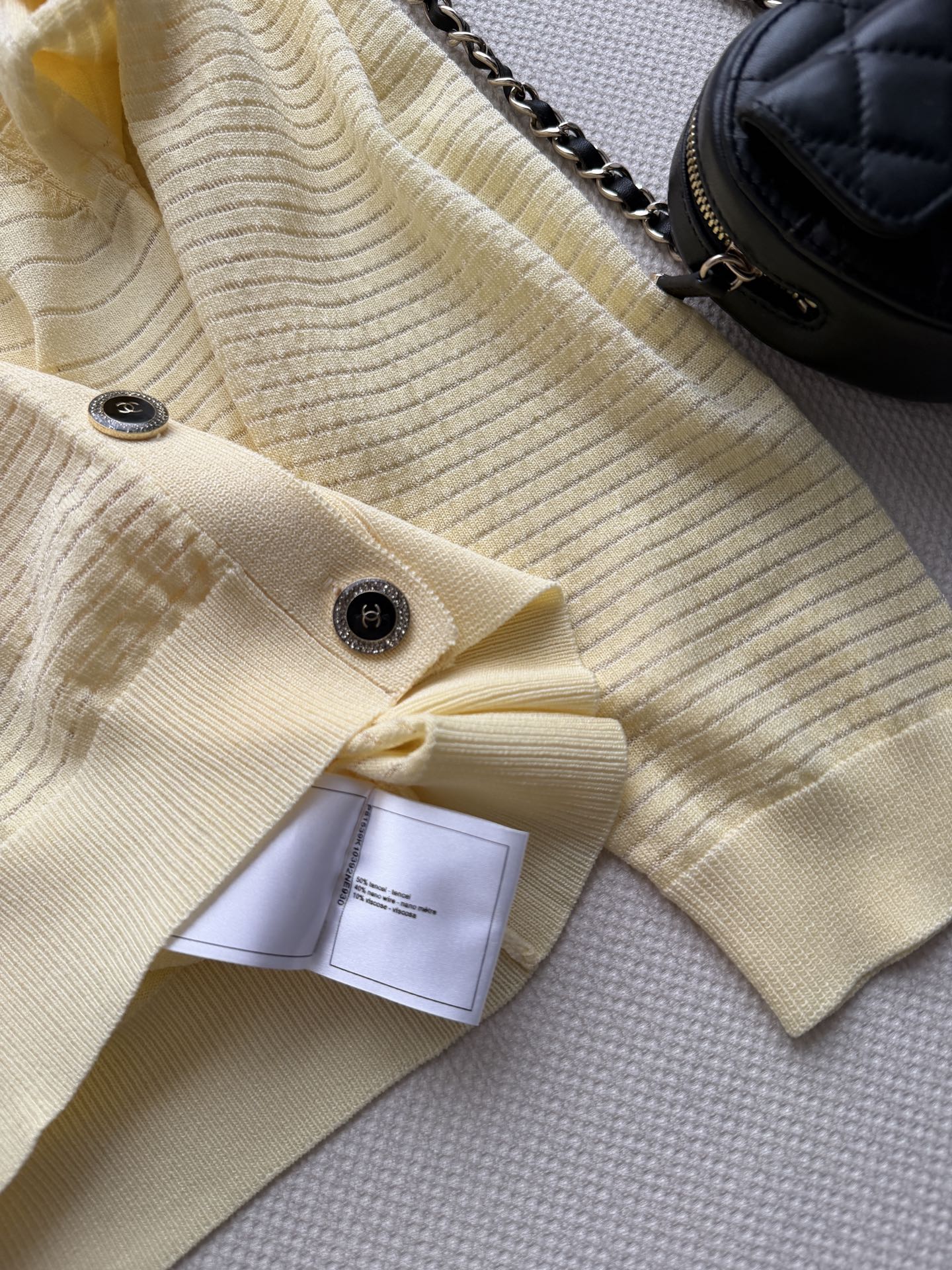 CHANEL 26S MINT KNIT CARDIGAN 1329