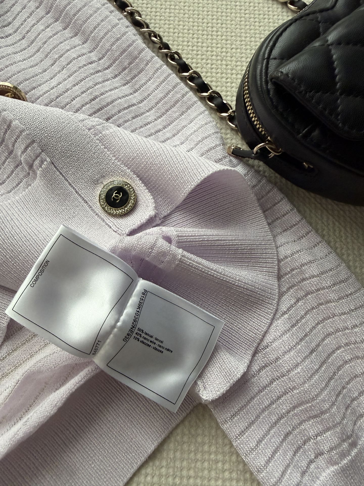CHANEL 26S MINT KNIT CARDIGAN 1328