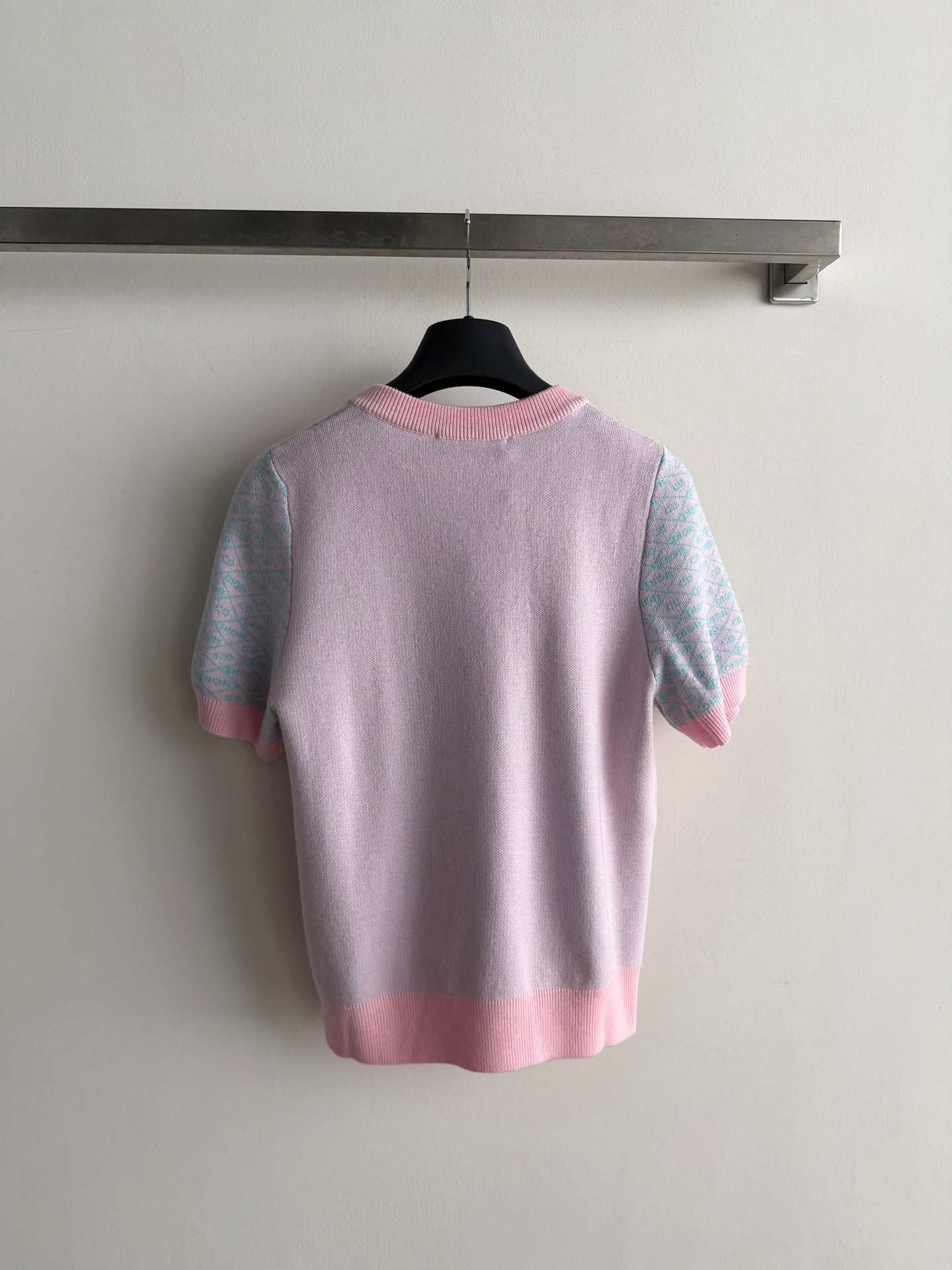 DIOR 26S SHORT-SLEEVE KNIT TOP 1307