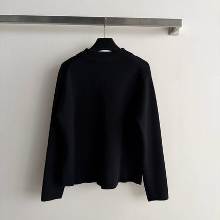 YSL 26S BUTTON-UP KNIT JACKET 427