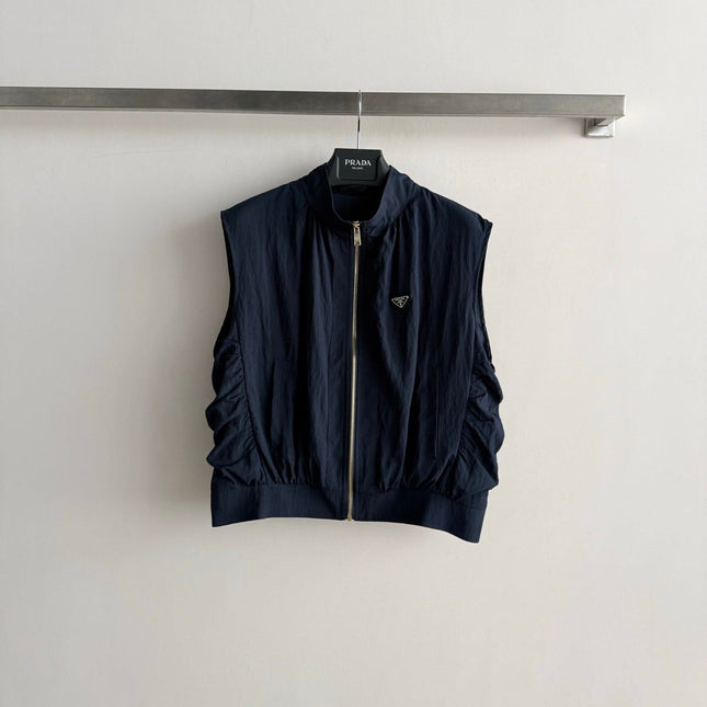 PRADA 26S SLEEVELESS ZIP-UP VEST 1094
