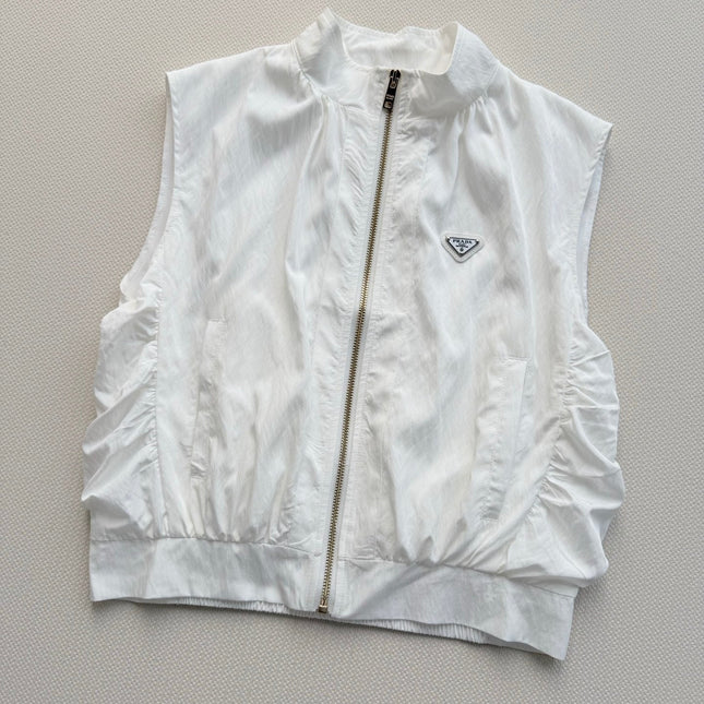 PRADA 26S SLEEVELESS ZIP-UP VEST 1093