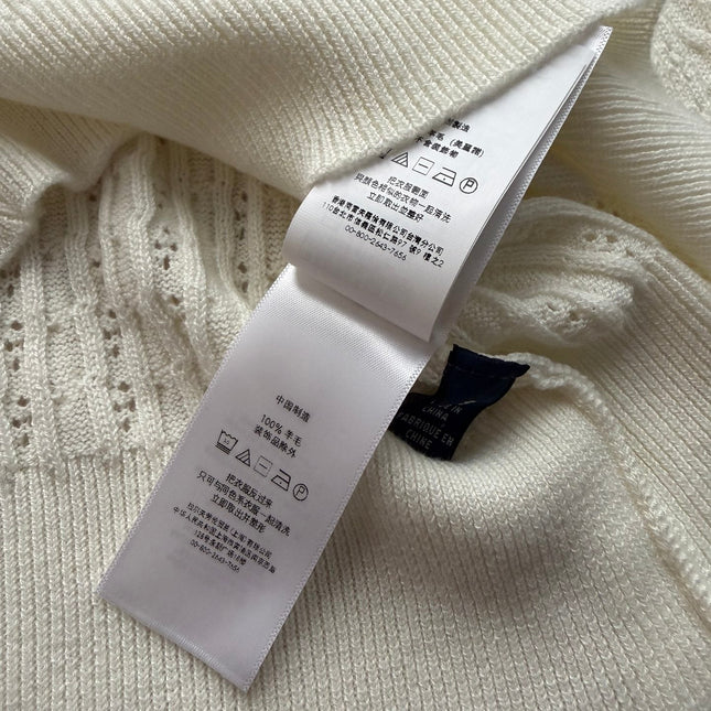RALPH LAUREN 26S LAYERED V-NECK CABLE-KNIT SWEATER 707