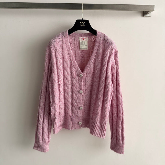 CHANEL 26S KNIT V-NECK CARDIGAN 1719