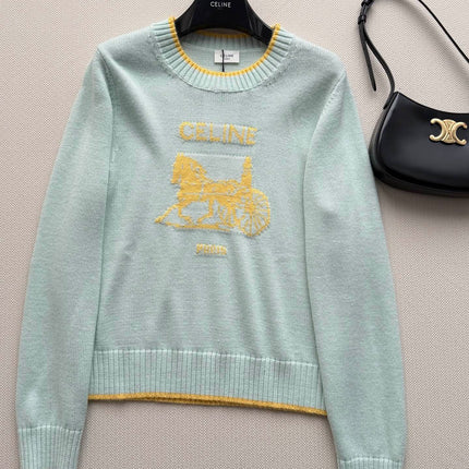 CELINE 26S CREWNECK KNIT SWEATER 599