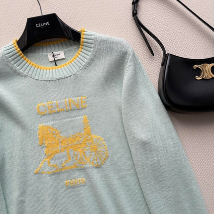 CELINE 26S CREWNECK KNIT SWEATER 599