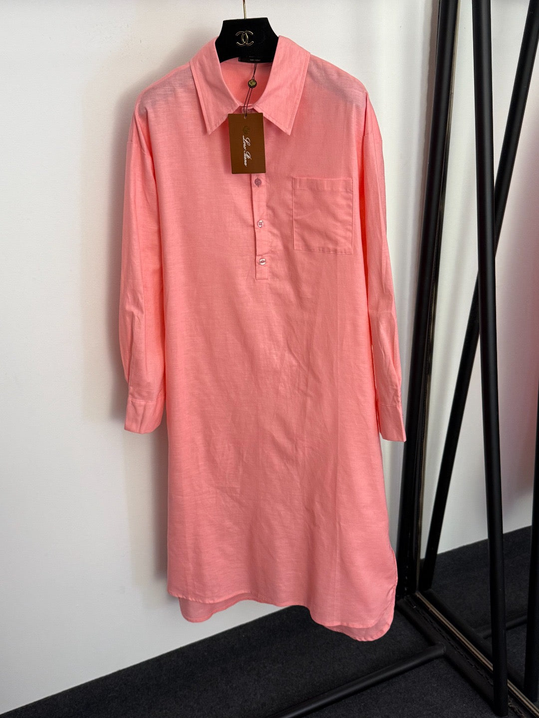 LORO PIANA 26S LONG SLEEVE SHIRT DRESS 811