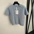DIOR 26S SHORT-SLEEVE KNIT SWEATER 1371