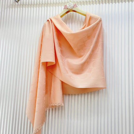 SCARF 180 CM IN PECHY PINK CASHMERE 332876