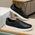 PRA LOAFER IN BLACK EMBOSSED CALFSKIN