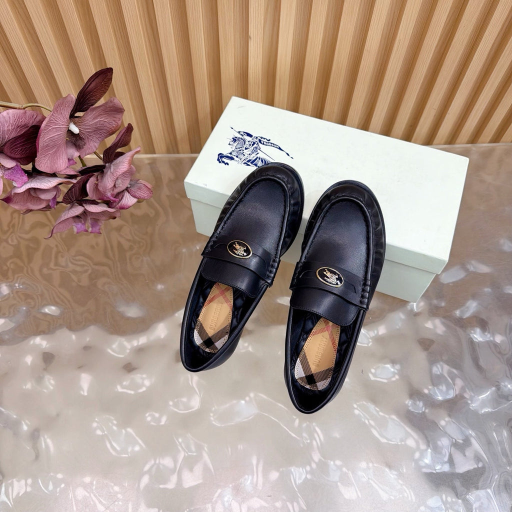 BURBERRY 26S LOAFERS IN BLACK CALFSKIN STYLE 14