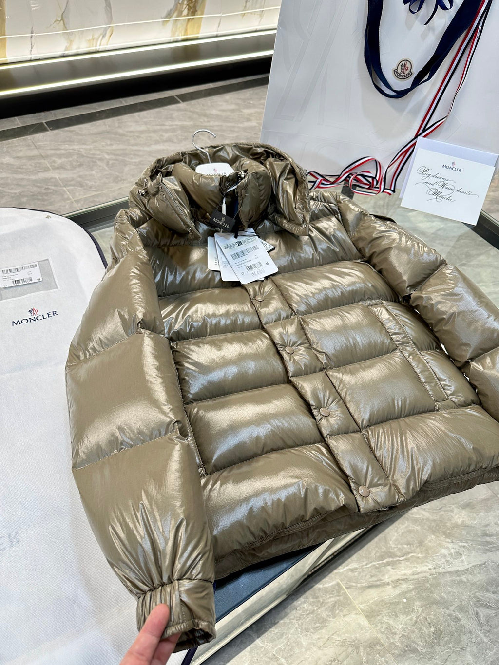 MONCLER 25S JACKET IN BROWN 029