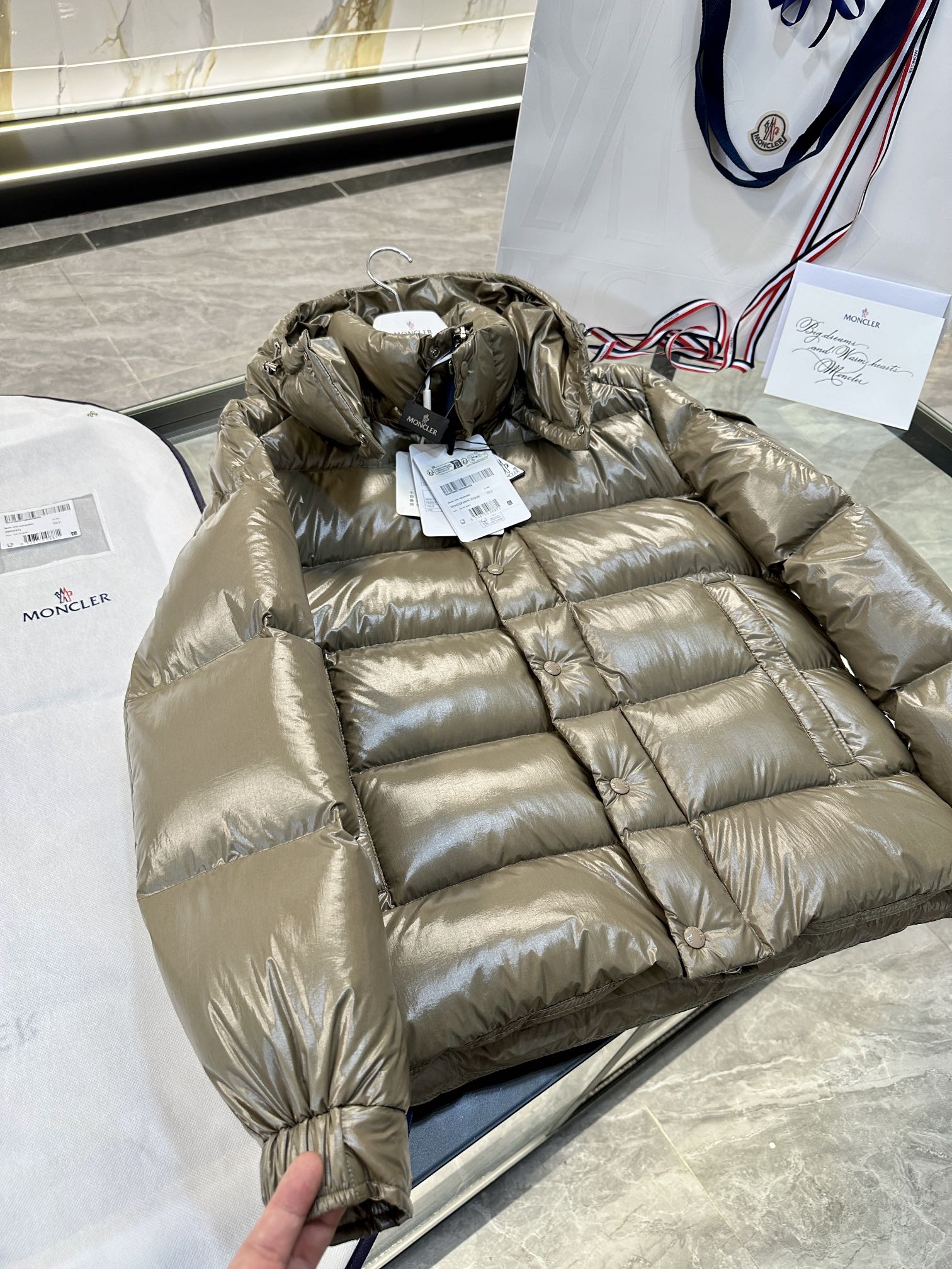 MONCLER 25S JACKET IN BROWN 029