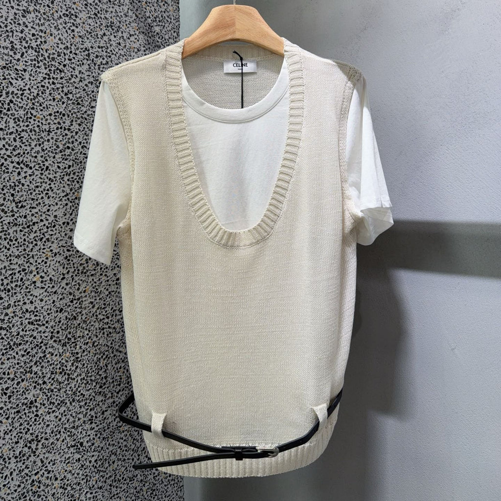 CELINE 26S KNIT SWEATER VEST 158