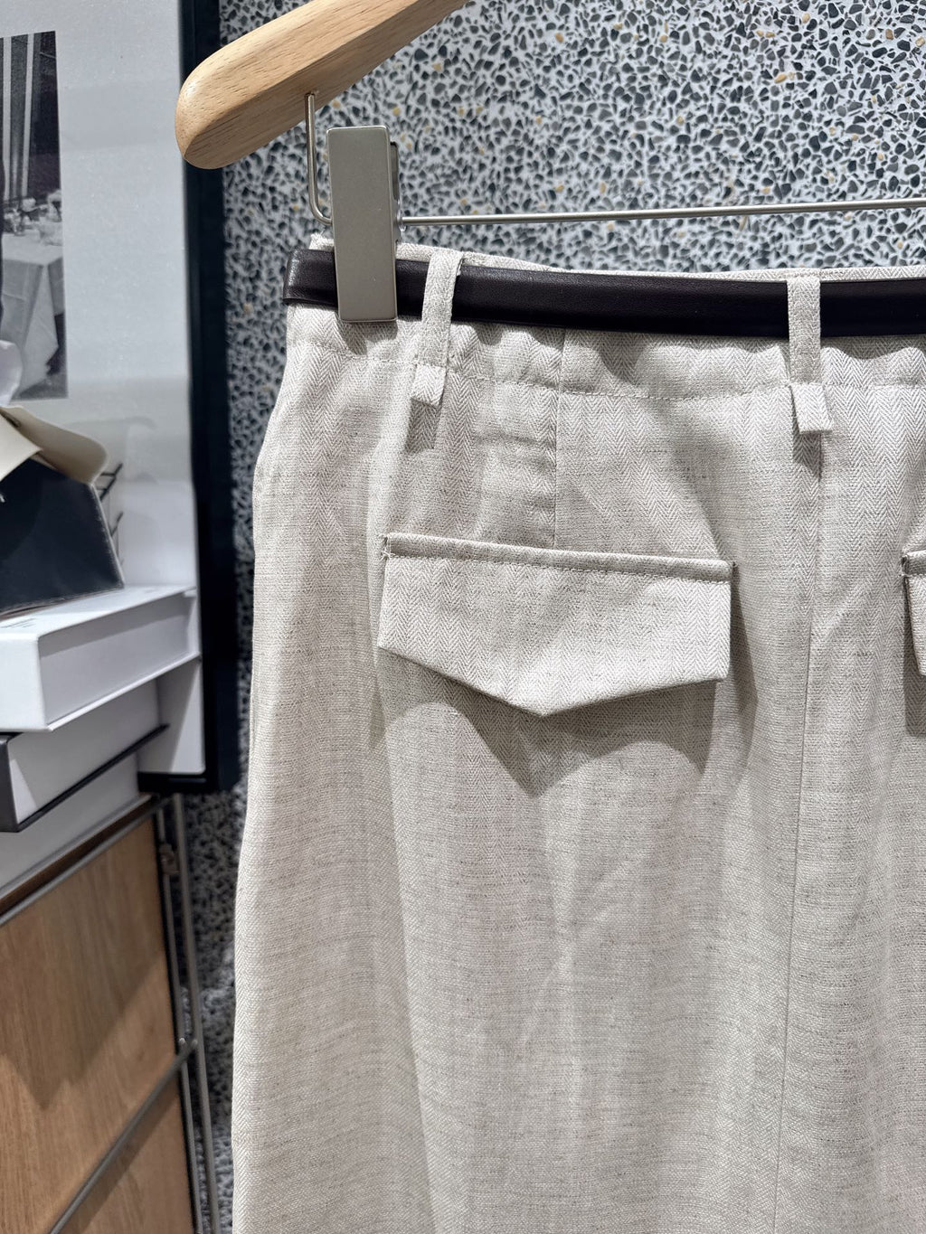 CELINE 26S HIGH-WAIST SKIRT 455